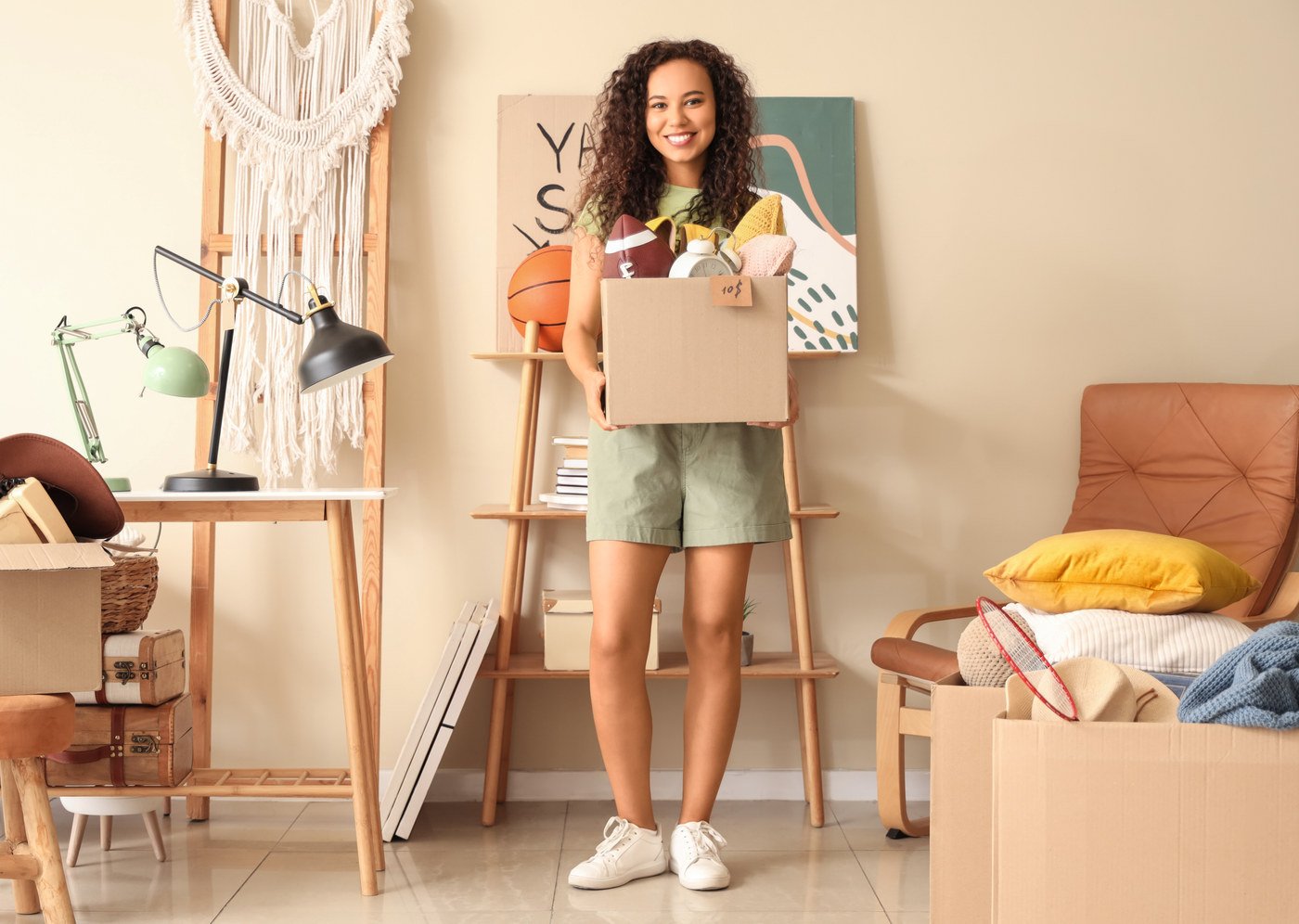 Project and event supplies in storage